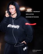 Fenty Beauty Oversized Unisex Straight Leg Sweatpants - M - Image 2