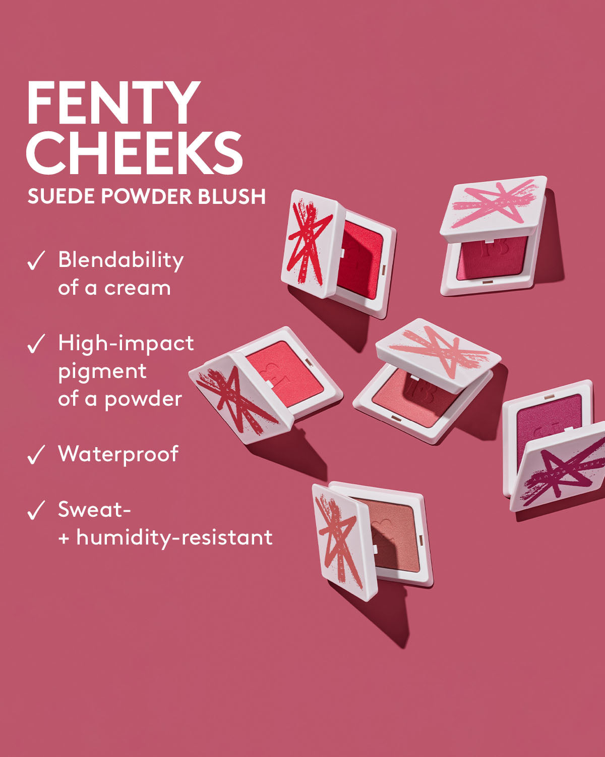 Fenty Cheeks Suede Powder Blush - Wattabrat - Image 4