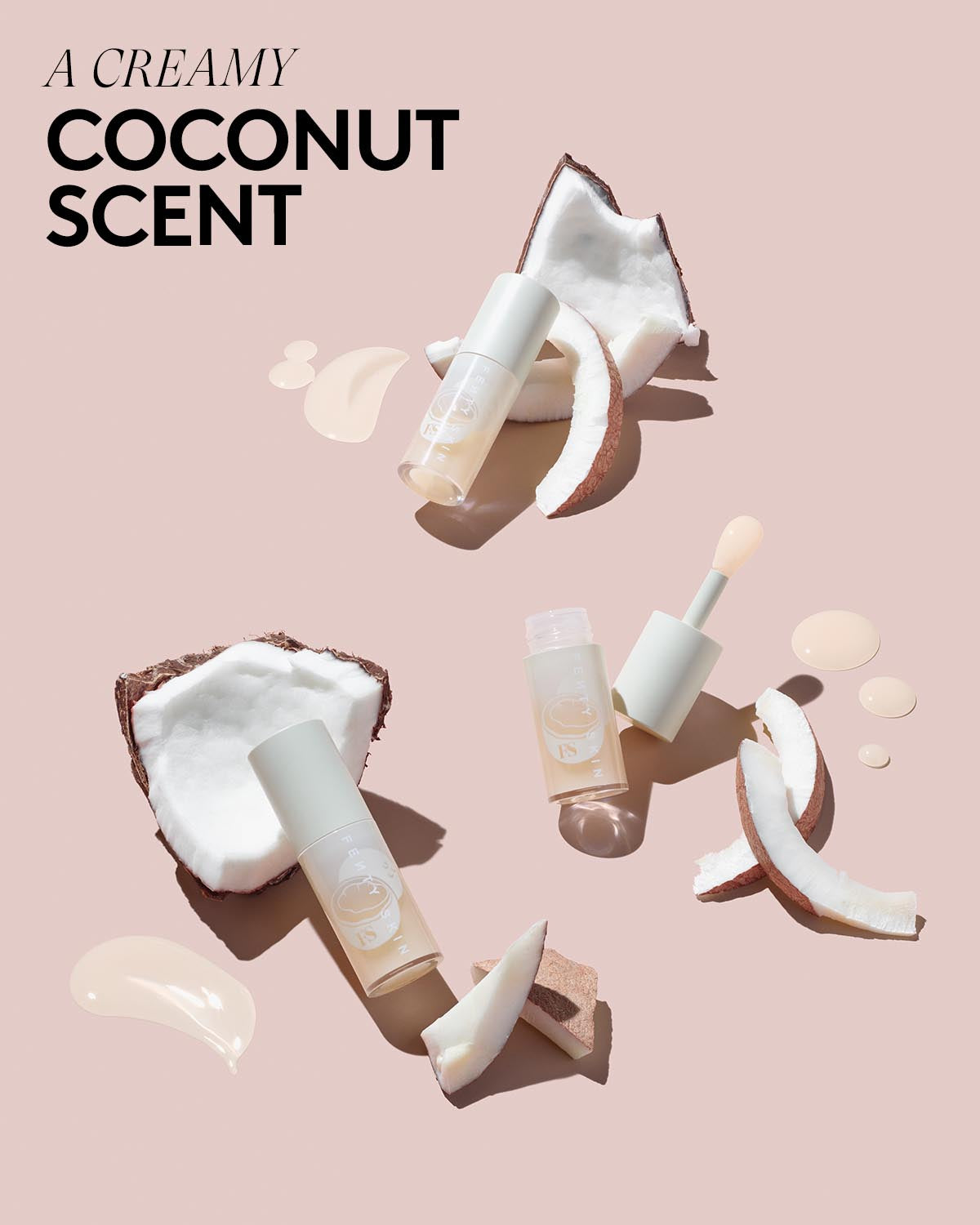 Fenty Treatz Hydrating + Strengthening Lip Oil - Coconut - Image 6