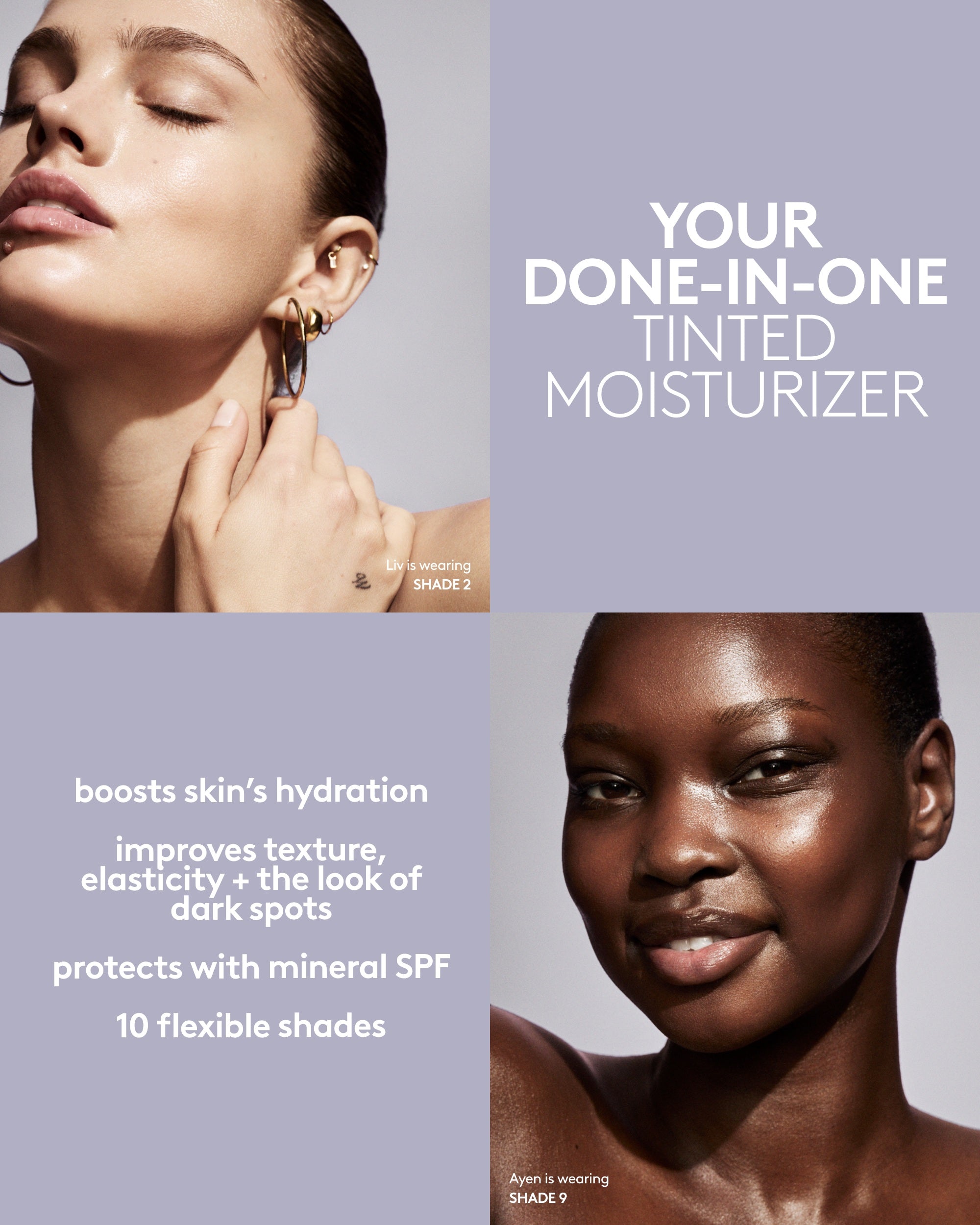 Hydra Vizor Huez SPF 30 Refillable Tinted Moisturizer Set - Image 2